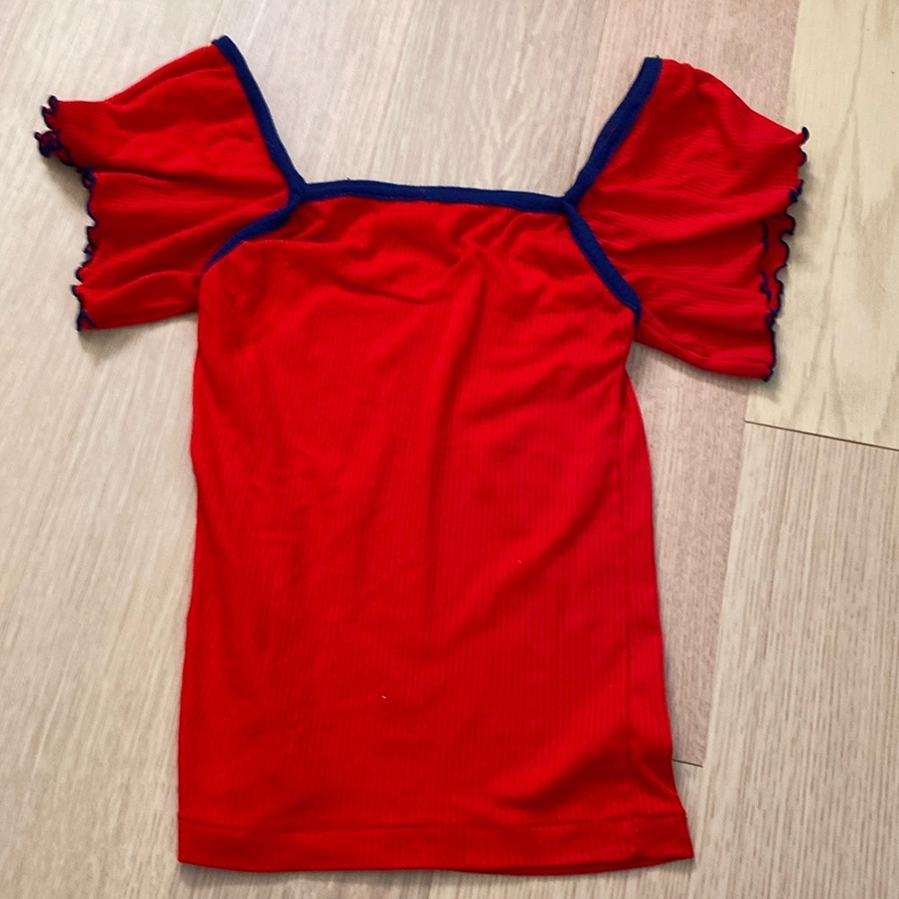 Red Helen Sue blouse